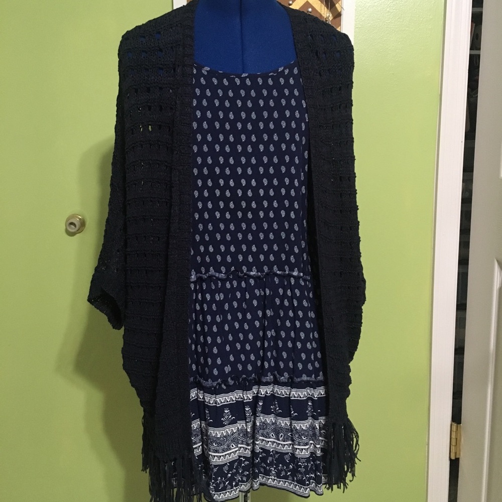 Navy Casual Dress